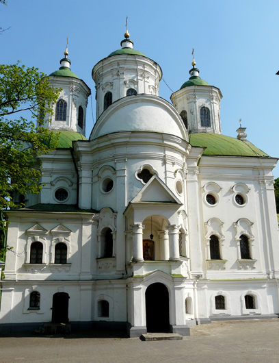 Image - Kyiv: Church of the Holy Protectress (designed by Ivan Hryhorovych-Barsky, 1766).